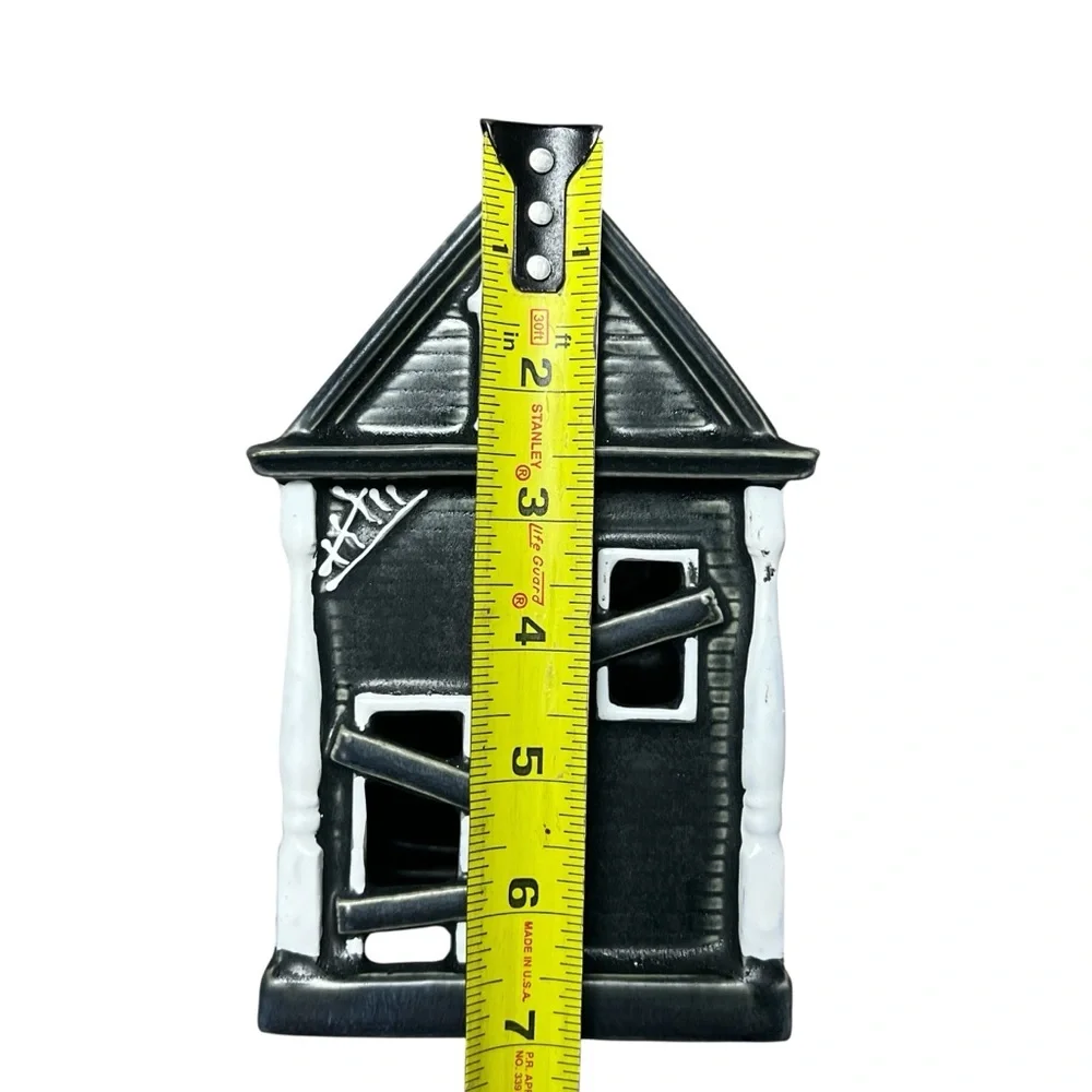 Pottery Barn Ceramic Haunted House Small Halloween